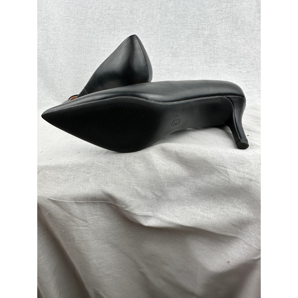 A New Day Womens Black Pointed Toe Pumps Memory Foam Stiletto Heels 9.5 - Picture 5 of 8